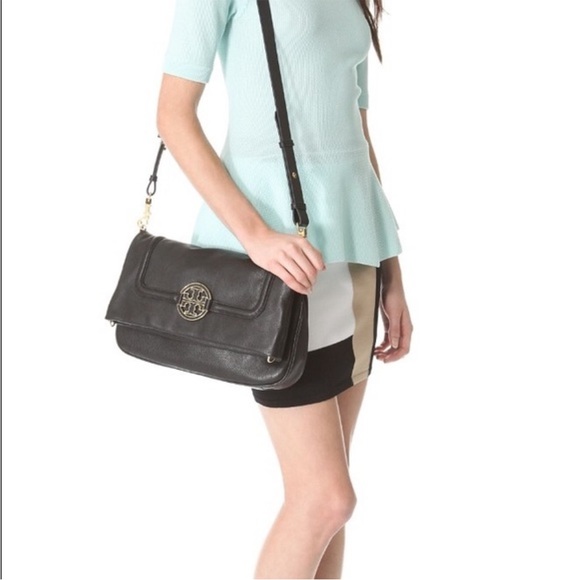 NWT Tory Burch Amanda Fold-Over Messenger Bag - Picture 6 of 6